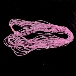 Lavender multi strand beads, 36” long necklace